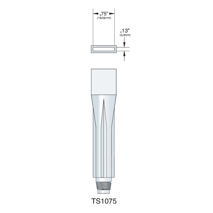 胶嘴，吊具4.5“LG，3/4”x 1/8“开口，HDPE