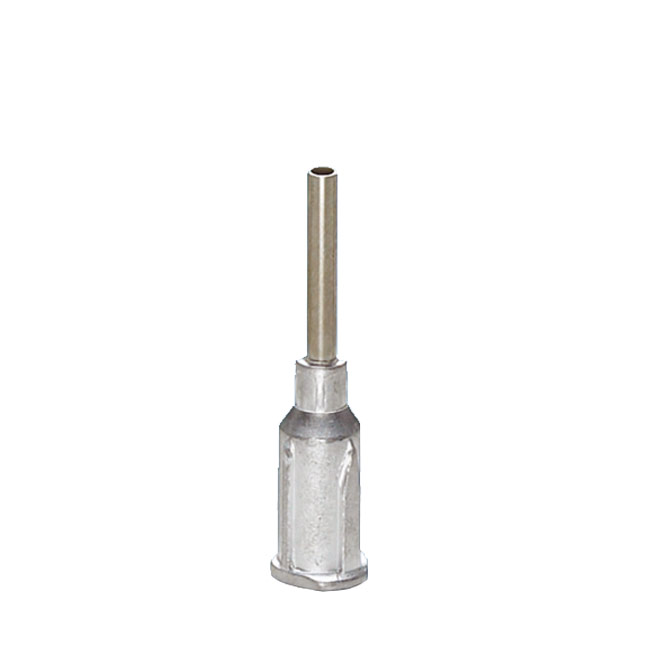Aluminum Hub Needle W/ SS Cannula, 15 AWG x .5" LG
