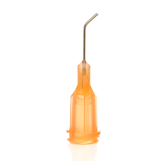 TE Series 23 AWG X .5" LG, 45 Degree Bent, Orange (QTY=50)